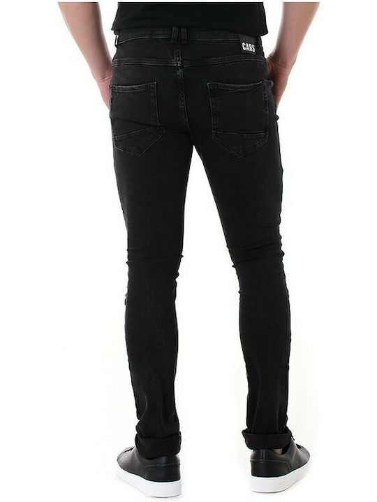 Cars Jeans Pantaloni de Bărbați din Jean în Croială Skinny Negru