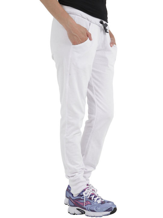 Freddy Damen-Sweatpants Jogger Weiß