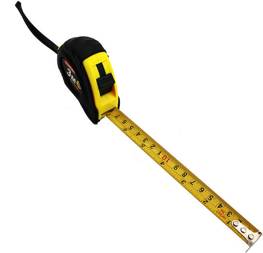 Tape Measure with Auto-Rewind 17mm x 3m