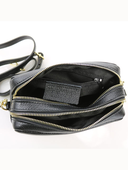 Passaggio Leather Leather Women's Bag Crossbody Black