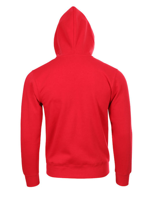 Stenso Remo Arbeitsjacke mit Kapuze Rot