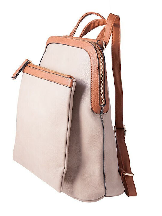 V-store Women's Bag Backpack Beige