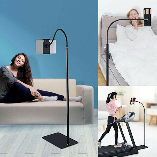 Factory Lazy Bracket Βάση Κινητού με Βραχίονα σε Μαύρο χρώμα