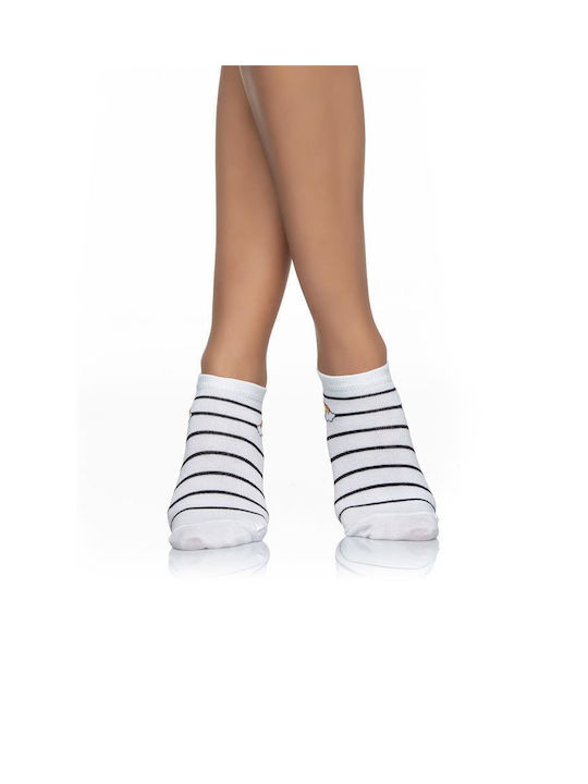 Inizio Gemusterte Socken WHITE 1Pack