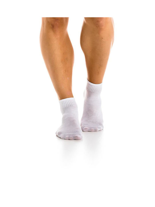 Inizio Herren Einfarbige Socken WHITE 1Pack