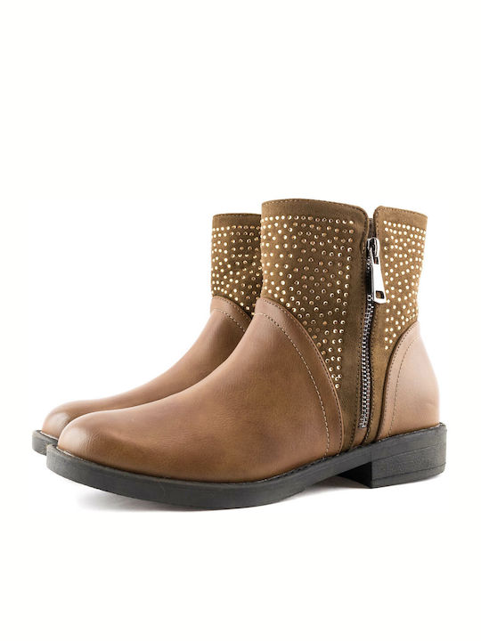 Love4shoes Women's Ankle Boots Brown