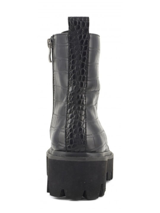 Stiefeletten Damen Schwarz