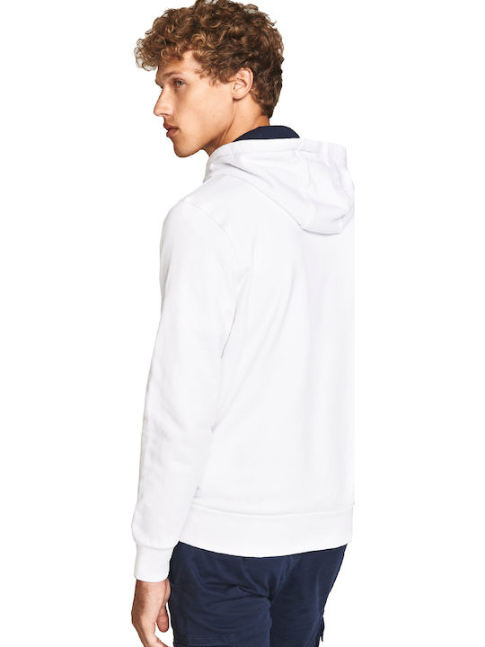 Φούτερ με Κουκούλα 0101/WHITE
