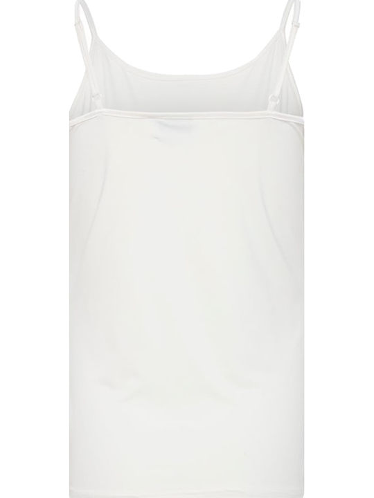 Women's Blouse with Straps White.