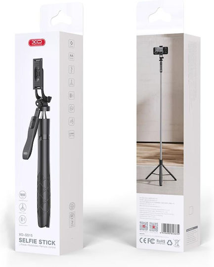 XO Ss15 Selfie Stick with Bluetooth Black 16.001.0085