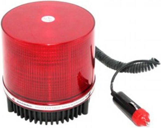 Auto Gs Φάρος Αυτοκινήτου LED 12V 9cm με Κόκκινο Φωτισμό