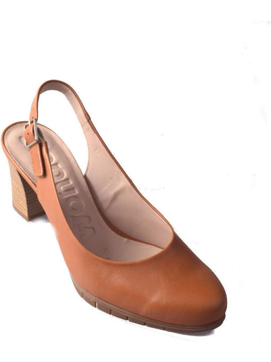 Wonders Brown Heels