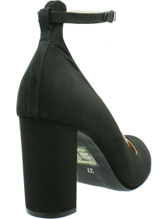 Black Heels with Strap
