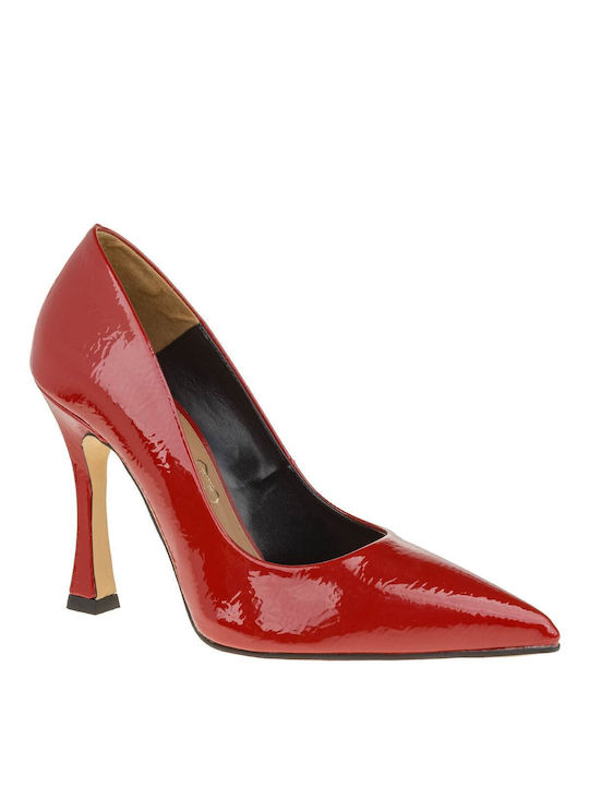 Mark Milan Patent Leather Red High Heels