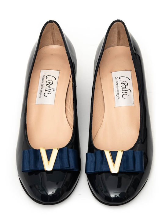 Anatomic Leather Blue Low Heels