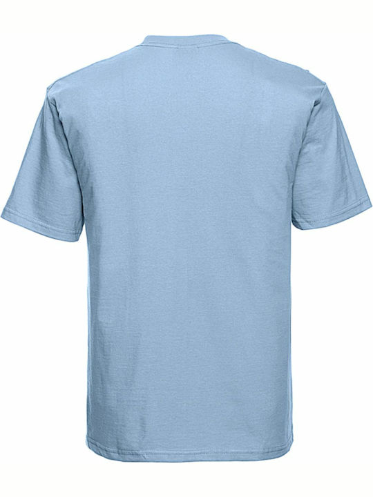 Russell Europe Men's Short Sleeve Promotional T-Shirt Sky