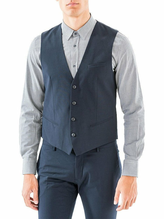 Antony Morato Men's Vest Slim Fit Blue.