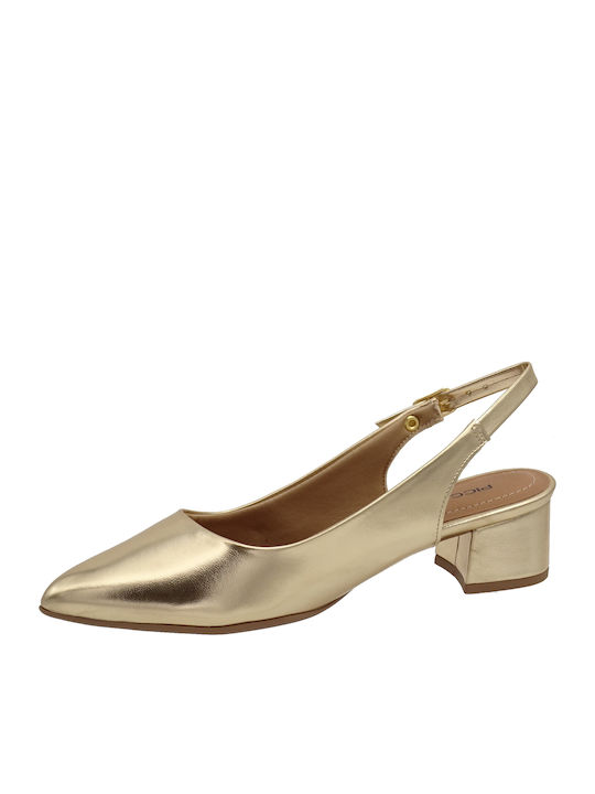 Piccadilly Anatomic Gold Heels