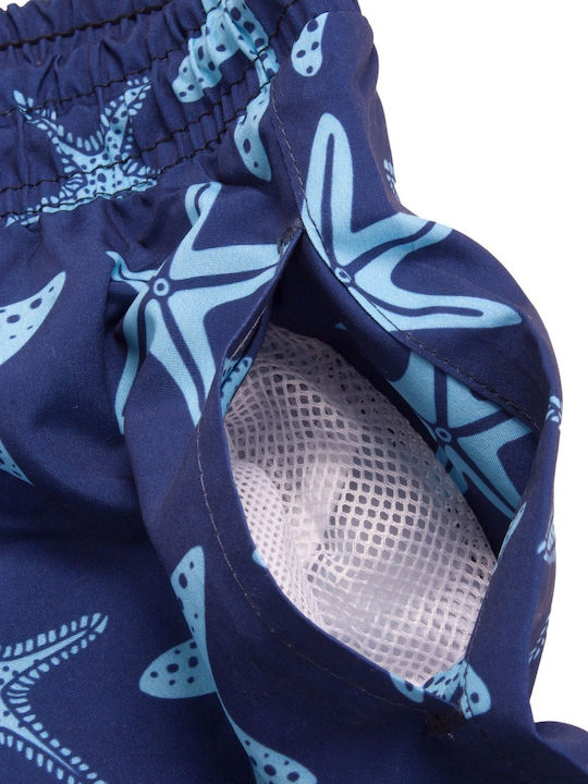 Closet22 Kinder Badeanzug Badeshorts Blau