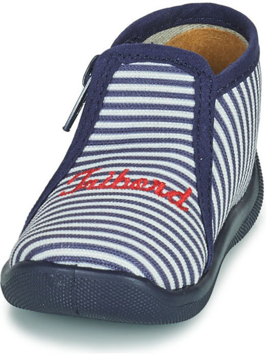 Kinderhausschuhe Stiefel Blau