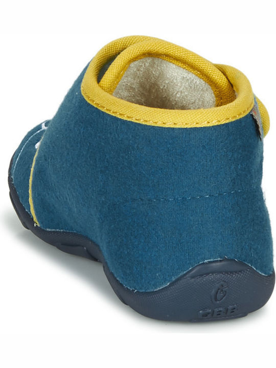 Kids Slippers Boots Blue