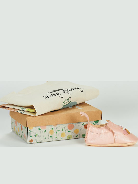 Easy Peasy Easy Peasy Weiche Sohlenschuhe Für Babys Rosa