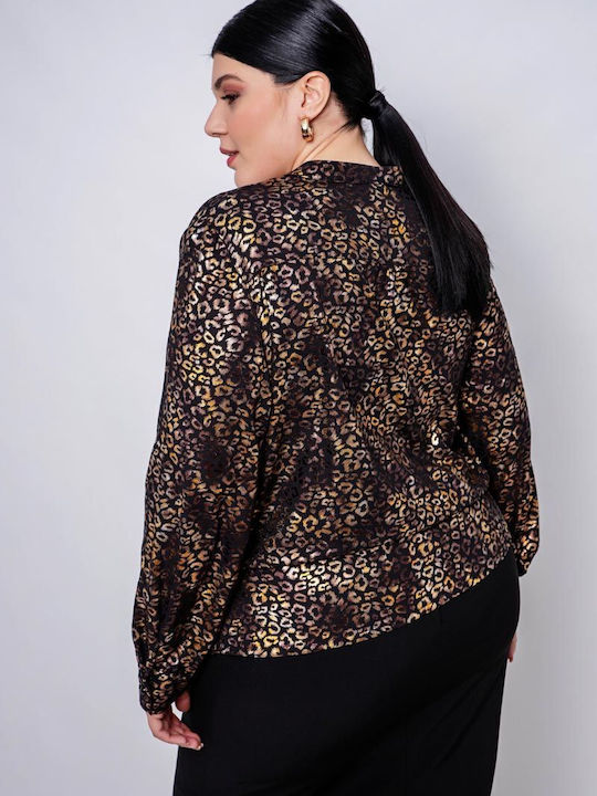 Women's Blouse Long Sleeve Black