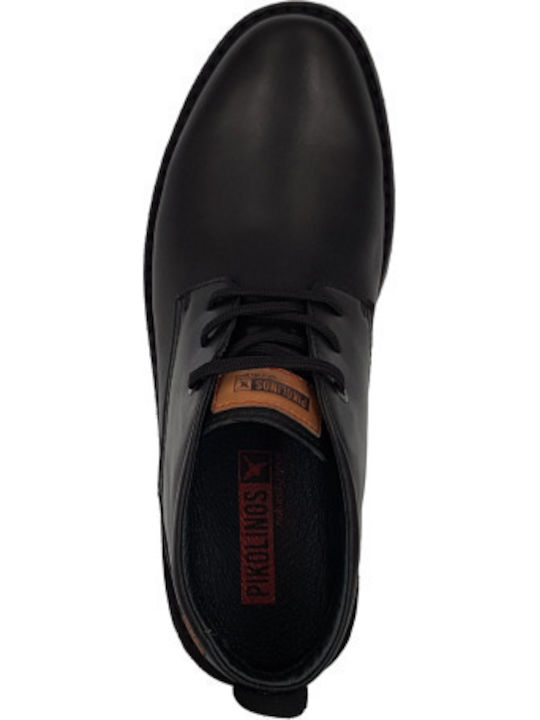 Leder Schwarz Herrenstiefel Anatomisch