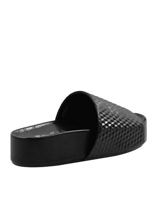 Γυναικεία Σανδάλια Flatforms Μαύρα