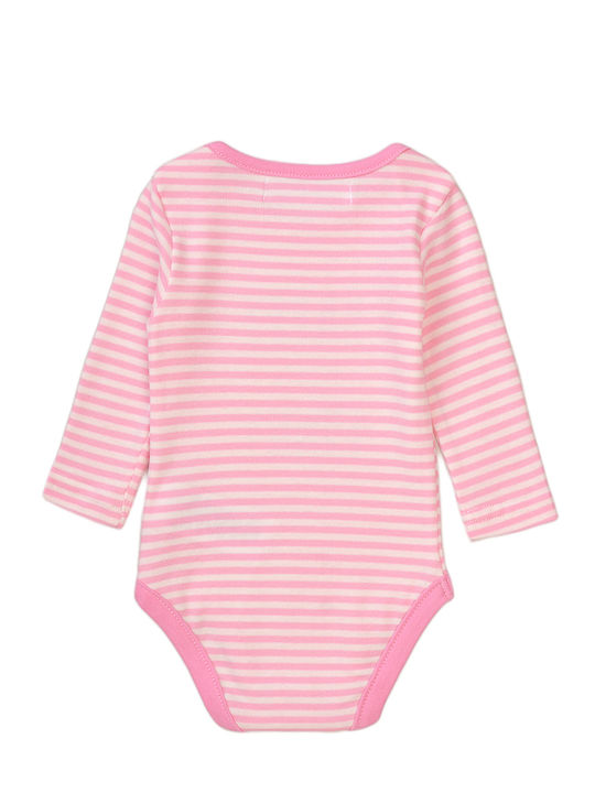 Minoti Babystrampler Langärmliges Rosa
