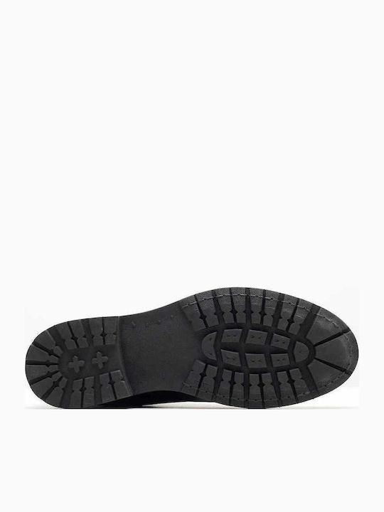 Leder Schwarz Stiefel Anatomisch