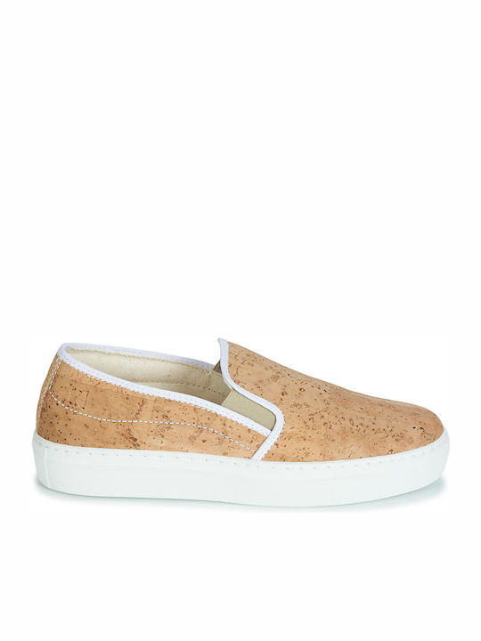 Γυναικεία Slip-On Μπεζ
