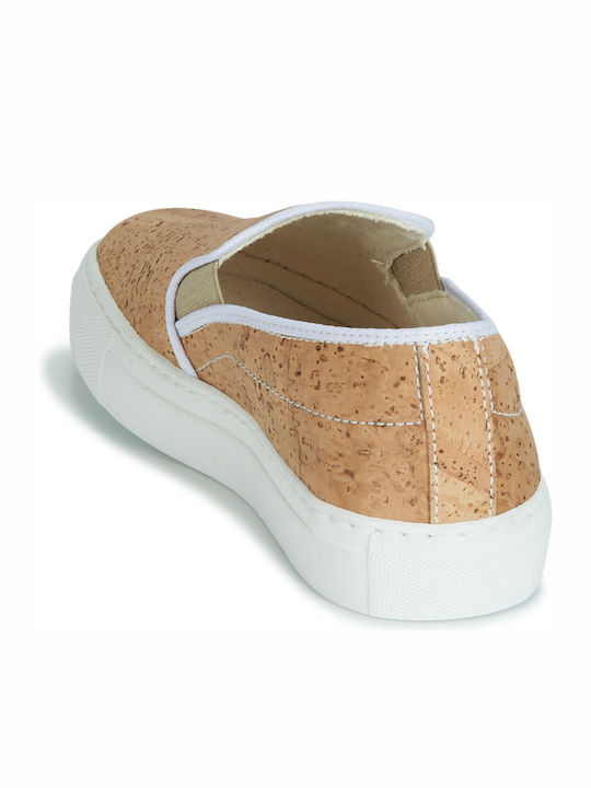 Γυναικεία Slip-On Μπεζ