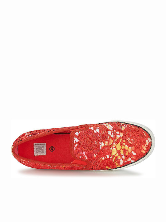 Damen Slip-Ons Rote