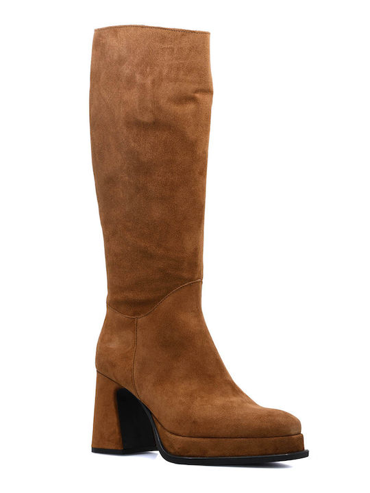 Alpe Suede Women's Boots Tabac Brown