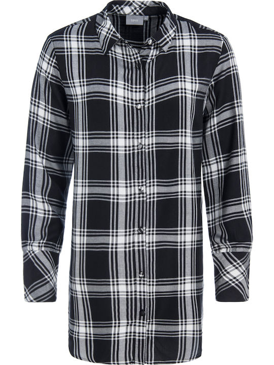 Langärmelig Damen Hemd Black (80032/BLACK) Geprüft