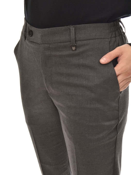 Trousers Suit in Relaxed Fit Gray