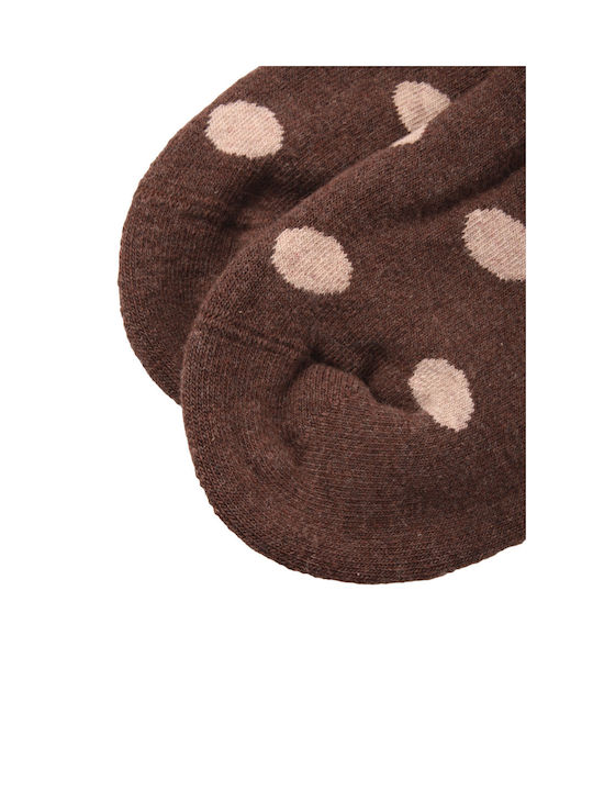 Closet22 Damen Gemusterte Socken Brown 1Pack
