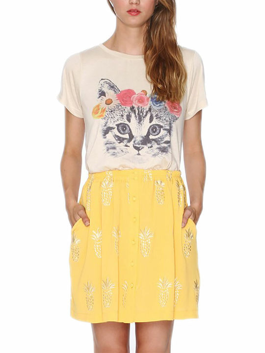 Mini Skirt Yellow