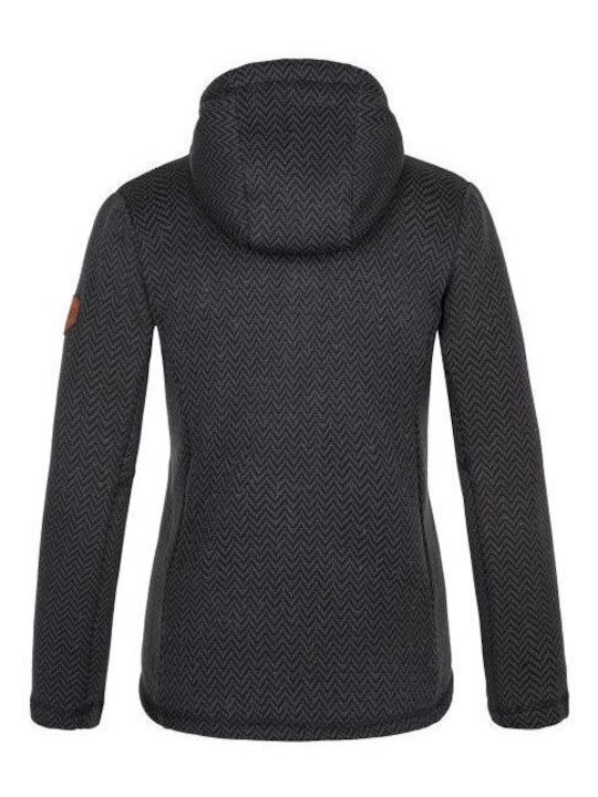 Kilpi Fleece - Polar Jachetă de damă cu Fermoar Black