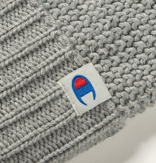 Pom Pom Beanie Unisex Fleece Beanie Knitted in Gray color