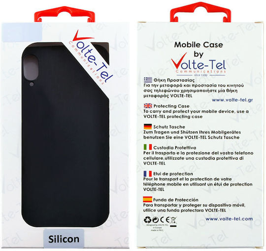 Volte-Tel Silicon Tpu Back Cover Σιλικόνης Μαύρο (Xiaomi Mi Note 10 / Mi Note 10 Pro)