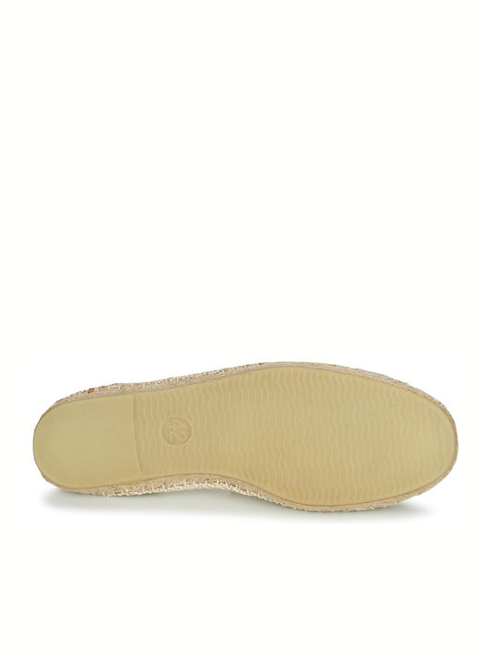 Fabric Men's Espadrilles in Beige Color