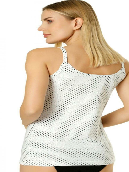 Cu Bretele White Tricou pentru femei