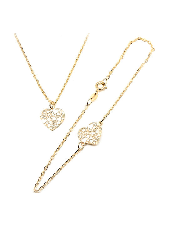 Personal Jewel Κολιέ από Επιχρυσωμένο Ασήμι