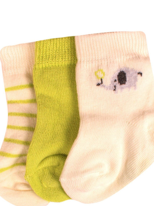 Bi Baby Șosete pentru Copii Lime Green (68365c) 3 Perechi Bi Baby Șosete pentru Copii Lime Green (68365c) 3 Perechi