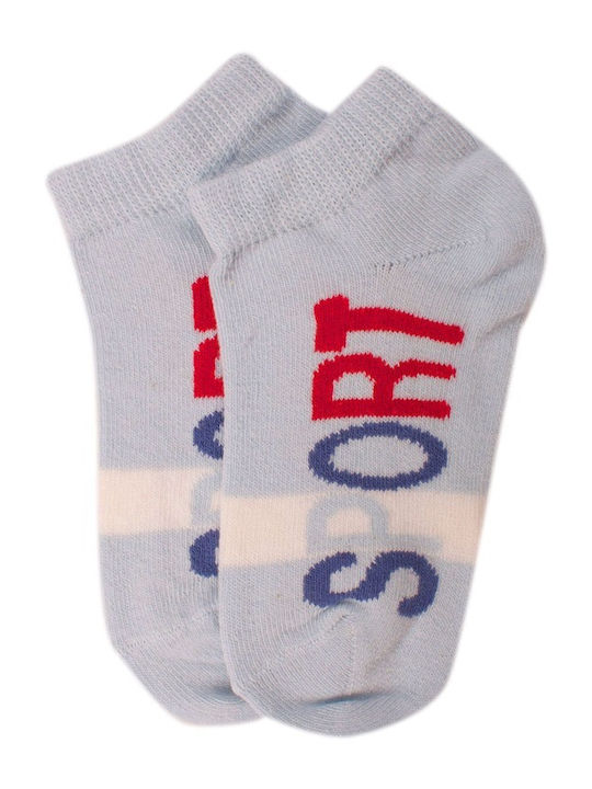 Bi Baby Kids' Ankle Socks Blue 3 Pairs