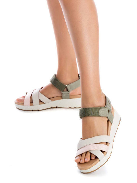 Carmela Footwear Летни дамски платформи Khaki