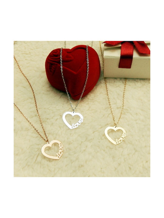 Personal Jewel Necklace with design Heart from Silver