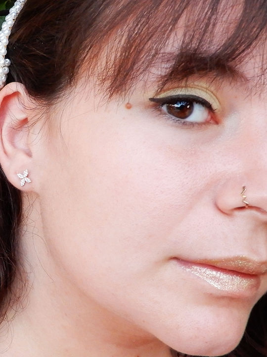 Art d or Earrings made of Pink Gold with Stones